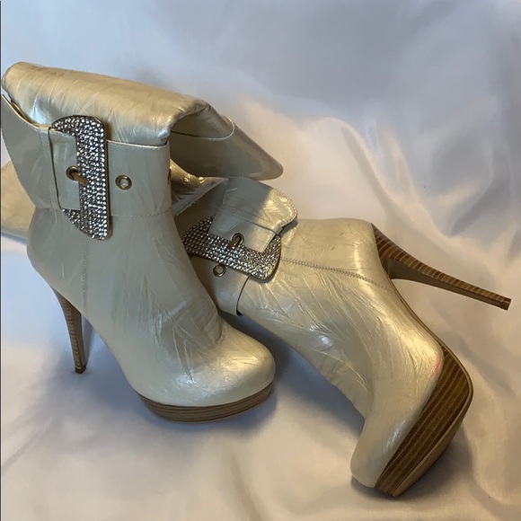 High Rhinestone Boots - Picture 4 of 5